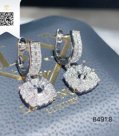 Bông Tai Kim Cương B4918 Dương Trần Daimond