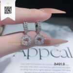 Bông Tai Kim Cương B4918 Trần Dương Daimond Long Ngọc Luxury