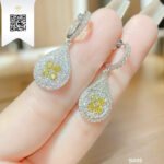 Bông Tai Kim Cương B495 Trần Dương Daimond Long Ngọc Luxury