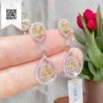 Bông Tai Kim Cương B497 Long Ngọc luxury