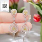 Bông Tai Kim Cương B497 Trần Dương Daimond Long Ngọc Luxury