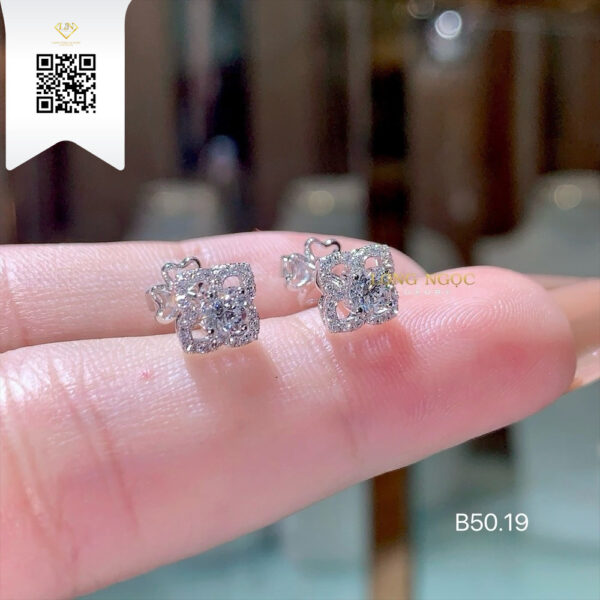 Bông Tai Kim Cương B5019 Dương Trần Daimond