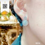 Bông Tai Kim Cương B514 Kim Cương Giá Tốt