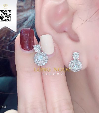 Bông Tai Kim Cương B5142 Dương Trần Daimond