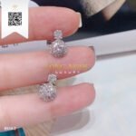 Bông Tai Kim Cương B5142 Trần Dương Daimond Long Ngọc Luxury
