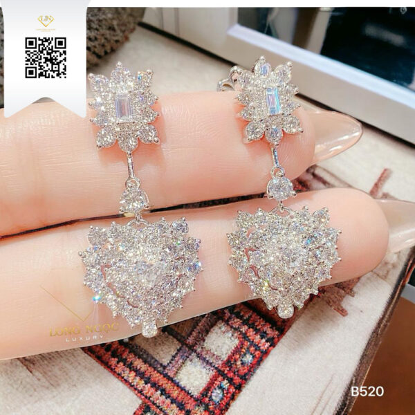 Bông Tai Kim Cương B520 Dương Trần Daimond