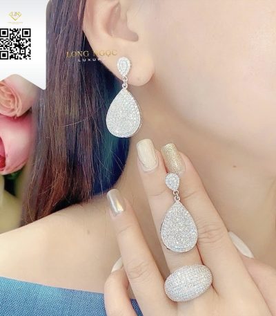 Bông Tai Kim Cương B526 Dương Trần Daimond