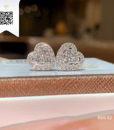 Bông Tai Kim Cương B5552 Dương Trần Daimond