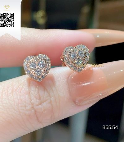 Bông Tai Kim Cương B5554 Dương Trần Daimond