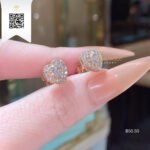 Bông Tai Kim Cương B5555 Trần Dương Daimond Long Ngọc Luxury