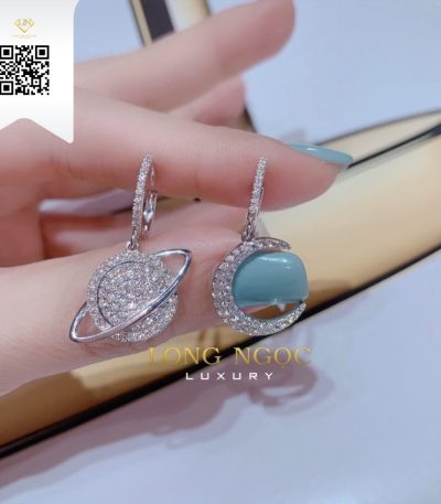 Bông Tai Kim Cương B5762 Dương Trần Daimond