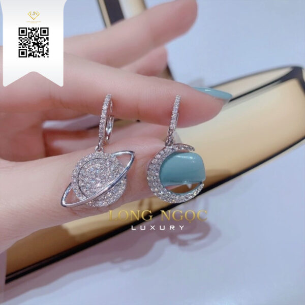 Bông Tai Kim Cương B5762 Dương Trần Daimond