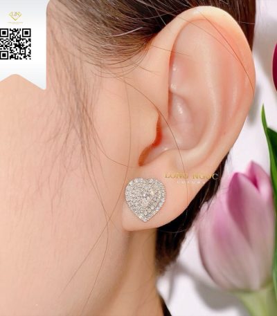 Bông Tai Kim Cương B577 Dương Trần Daimond