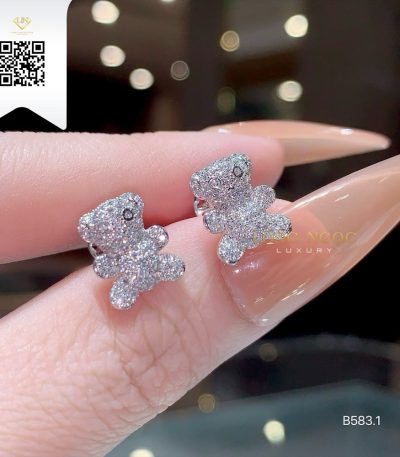Bông Tai Kim Cương B5831 Kim Cương Giá Tốt