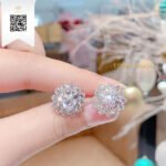 Bông Tai Kim Cương B5922 Trần Dương Daimond Long Ngọc Luxury