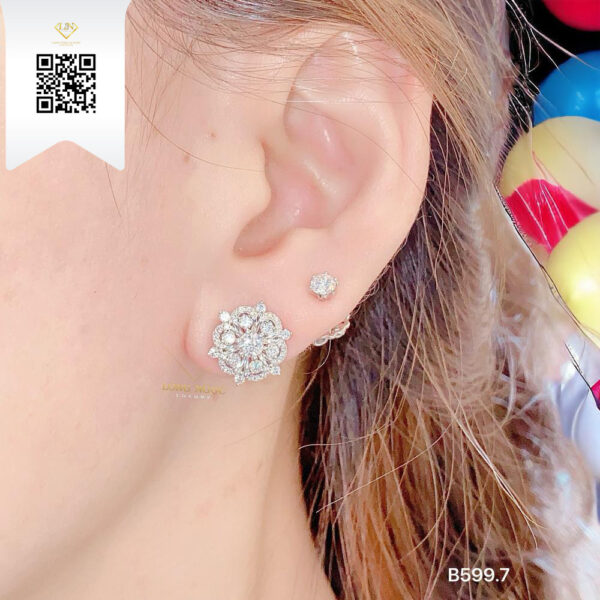 Bông Tai Kim Cương B5997 Dương Trần Daimond