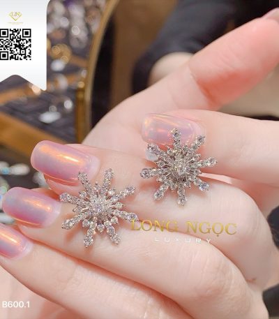 Bông Tai Kim Cương B6001 Dương Trần Daimond