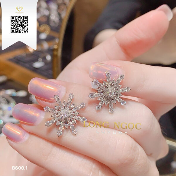 Bông Tai Kim Cương B6001 Dương Trần Daimond