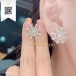 Bông Tai Kim Cương B6001 Kim Cương Giá Tốt