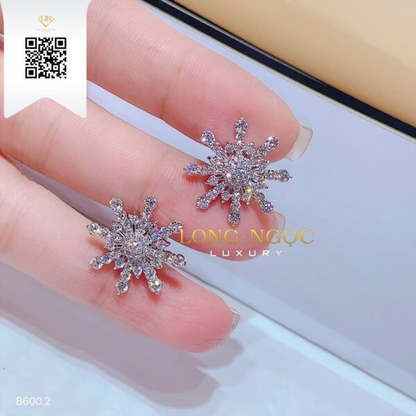 Bông Tai Kim Cương B6002 Dương Trần Daimond