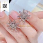 Bông Tai Kim Cương B6002 Kim Cương Giá Tốt