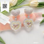 Bông Tai Kim Cương B6341 Kim Cương Giá Tốt