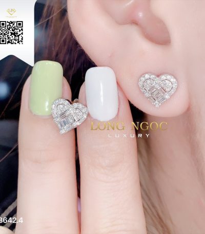 Bông Tai Kim Cương B6424 Dương Trần Daimond