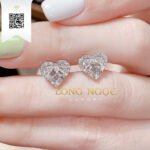 Bông Tai Kim Cương B6424 Kim Cương Giá Tốt