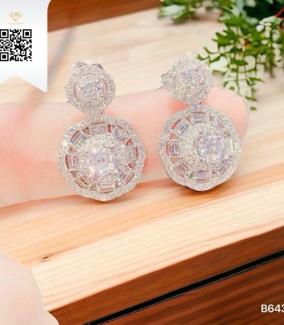 Bông Tai Kim Cương B643 Dương Trần Daimond