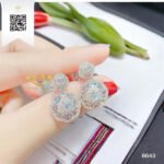 Bông Tai Kim Cương B643 Kim Cương Giá Tốt