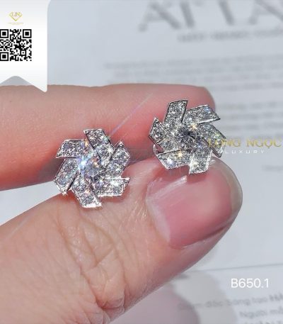 Bông Tai Kim Cương B6501 Dương Trần Daimond