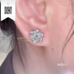 Bông Tai Kim Cương B6501 Kim Cương Giá Tốt