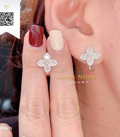 Bông Tai Kim Cương B65913 Dương Trần Daimond