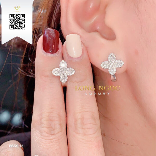 Bông Tai Kim Cương B65913 Dương Trần Daimond