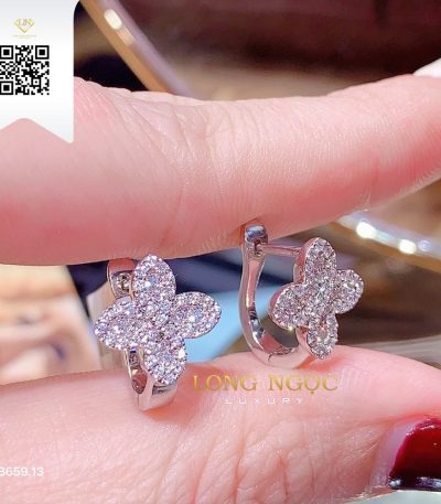 Bông Tai Kim Cương B65913 Kim Cương Giá Tốt