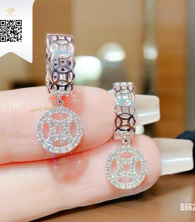 Bông Tai Kim Cương B6622 Dương Trần Daimond