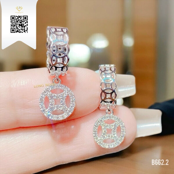 Bông Tai Kim Cương B6622 Dương Trần Daimond