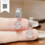 Bông Tai Kim Cương B6622 Kim Cương Giá Tốt