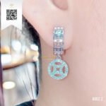 Bông Tai Kim Cương B6622 Trần Dương Daimond Long Ngọc Luxury