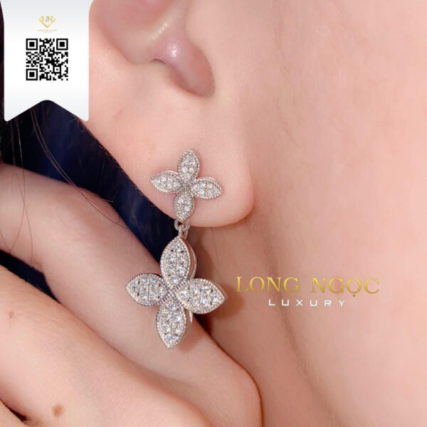 Bông Tai Kim Cương B66814 Dương Trần Daimond