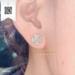 Bông Tai Kim Cương B67561 Trần Dương Daimond Long Ngọc Luxury