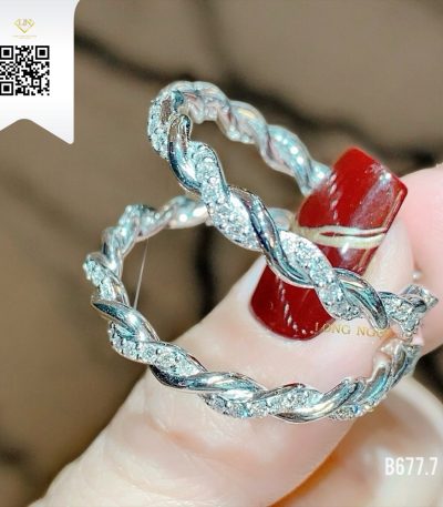 Bông Tai Kim Cương B6777 Dương Trần Daimond