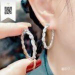 Bông Tai Kim Cương B6777 Kim Cương Giá Tốt