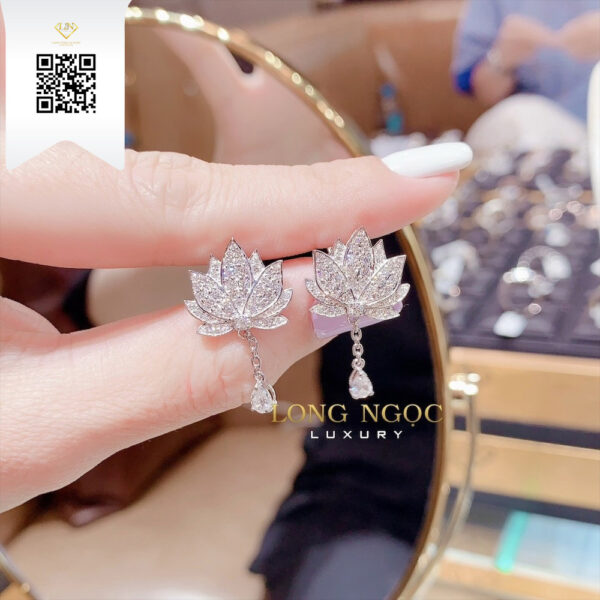 Bông Tai Kim Cương B68651 Dương Trần Daimond