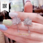 Bông Tai Kim Cương B68651 Kim Cương Giá Tốt
