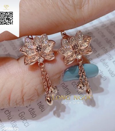 Bông Tai Kim Cương B68653 Kim Cương Giá Tốt