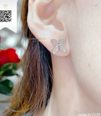 Bông Tai Kim Cương B69822 Dương Trần Daimond