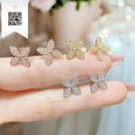 Bông Tai Kim Cương B69822 Long Ngọc luxury