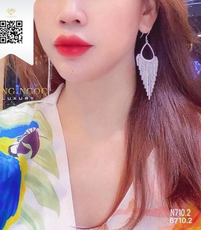 Bông Tai Kim Cương B7102 Dương Trần Daimond
