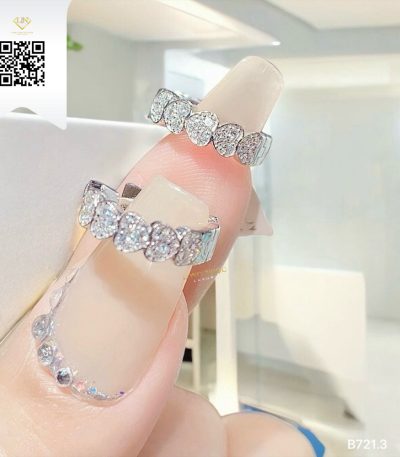 Bông Tai Kim Cương B7213 Dương Trần Daimond